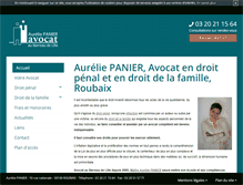 Tablet Screenshot of panier-avocat.com